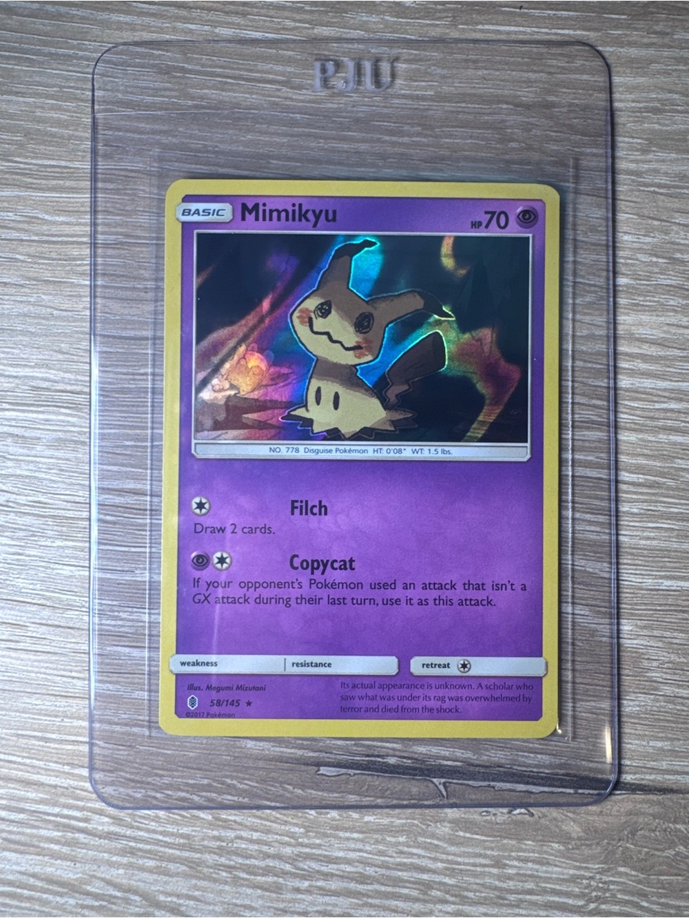 Mimikyu #58/Holo/Pokemon Guardians Rising
